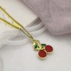 Collar con colgante, joyería al por mayor | Diseño de cereza dulce, joyería para mujer