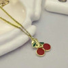 Collar con colgante, joyería al por mayor | Diseño de cereza dulce, joyería para mujer