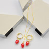 Fabricantes de conjuntos de joyas Cherry Design Joyería para mujer
