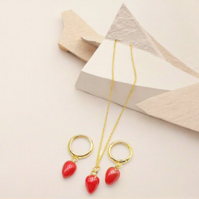 Jewelry Set Manufacturers Cherry Design Women's Jewelry