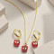Jewelry Set Supplier Hot Selling Lucky Apple Design Women's Jewelry