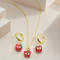 Jewelry Set Supplier Hot Selling Lucky Apple Design Women's Jewelry