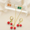 Drop Earrings & Necklaces Manufacturer's Direct Delivery Jewelry Set Cherry Women's Jewelry