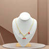 Venta al por mayor de joyas colgantes de moda para mujer con diseño de cereza y corazón chino