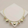 Proveedor de collares de moda, joyería de lujo para mujer bañada en oro de 18 quilates