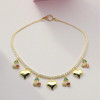 Proveedor de collares de moda, joyería de lujo para mujer bañada en oro de 18 quilates