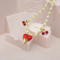 Wholesale Necklaces | Red Heart-Shaped 18K Gold-Plated Women's Jewelry Gift