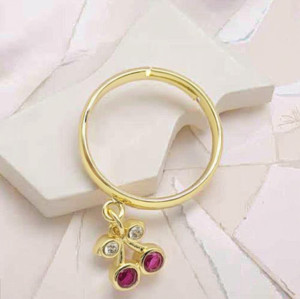 Wholesale Earring Distributor | Red Cherry Zircon Fashion Jewelry