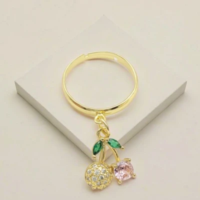 Earring Makers Wholesale | Red & Pink  Cherry Zircon Fashion Jewelry