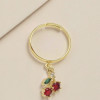 Venta al por mayor de pendientes | Joyería de moda con circonitas color cereza