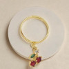 Venta al por mayor de pendientes | Joyería de moda con circonitas color cereza