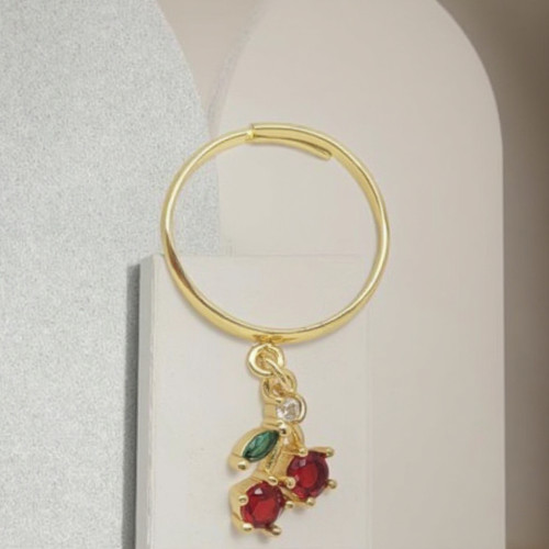 Jewelery Earring Wholesale | Red Cherry Zircon Fashion Jewelry