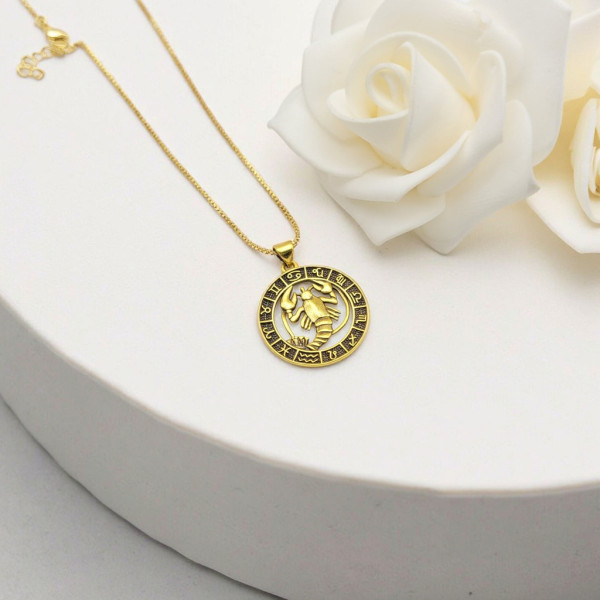 Cancer Necklace | Constellation Series 18K Gold-Plated Women'S Jewelry Wholesale