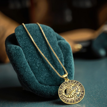 18K Gold-Plated Necklace | Constellation Series Scorpio Women'S Jewelry Wholesale