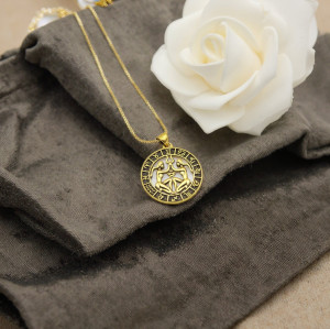 Gemini Jewelry Necklace | 18k Gold Plated Constellation Series Design Women's Jewelry
