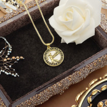 Twelve Constellation Jewelry Necklace | Virgo Constellation Series Design 18k Gold Plated Jewelry Wholesale