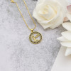 Collar de las Doce Constelaciones | Diseño de la serie Constelación de Virgo, joyería chapada en oro de 18 quilates. Venta al por mayor.