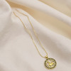 Joyería de la serie zodiacal Aries al por mayor | Collar chapado en oro de 18 quilates