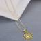 Aries zodiac series jewelry wholesale | 18k gold-plated necklace jewelry
