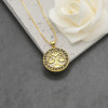 Joyería chapada en oro de 18 quilates | Collar de Libra para mujer, serie de los doce signos del zodiaco, venta al por mayor