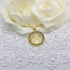 Joyería chapada en oro de 18 quilates | Collar de Libra para mujer, serie de los doce signos del zodiaco, venta al por mayor