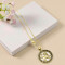 18K Gold-Plated Leo Jewelry Necklace | Twelve Constellation Series Design Jewelry Wholesale