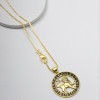 Collar de Leo bañado en oro de 18 quilates | Joyería de diseño de la serie Doce Constelaciones al por mayor