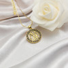 Collar de Acuario | Joyería chapada en oro de 18 quilates con diseño de las Doce Constelaciones al por mayor