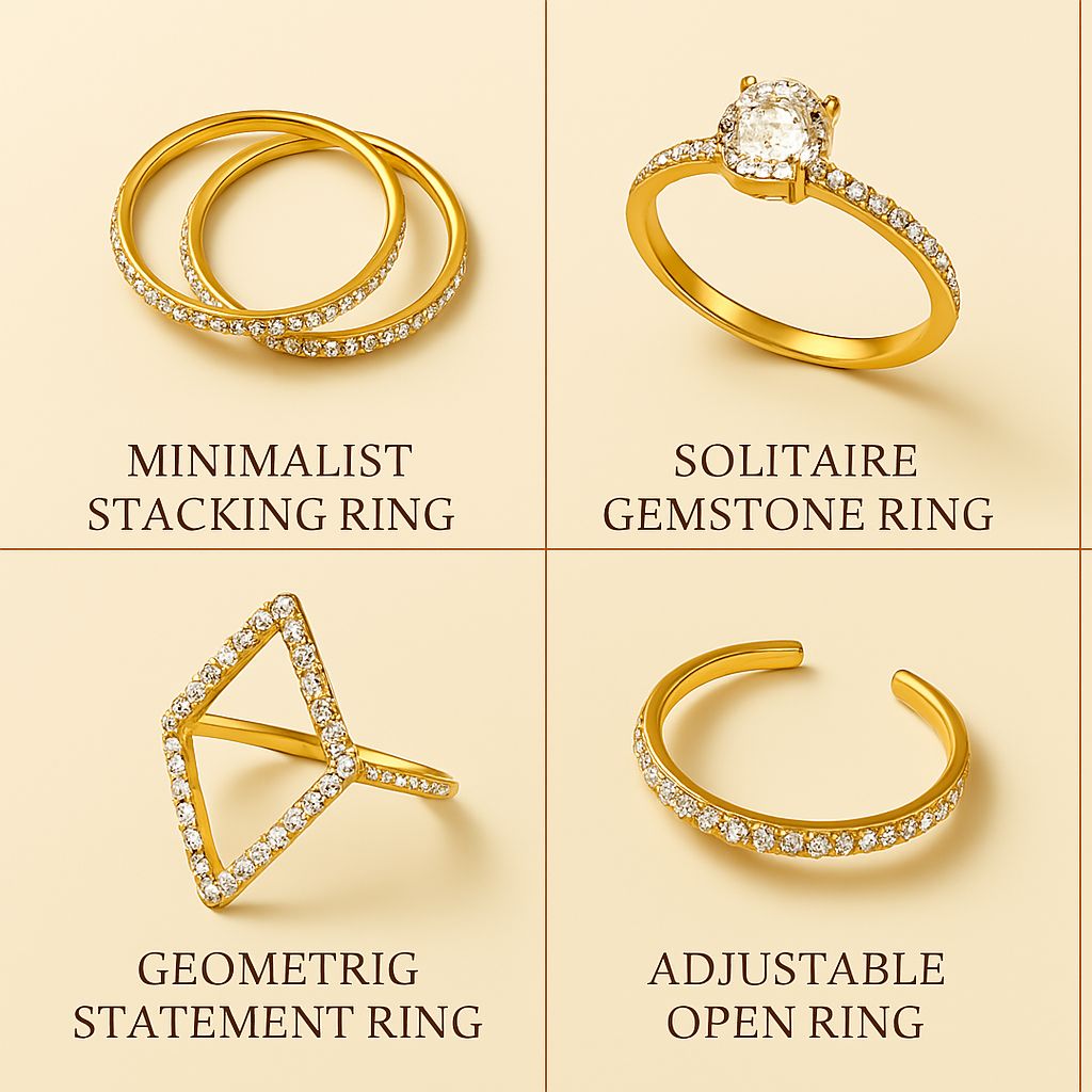 Explore Our 18k Gold Plated Rings Collection