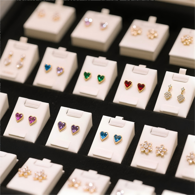 High quality 18K gold-plated earrings in different styles