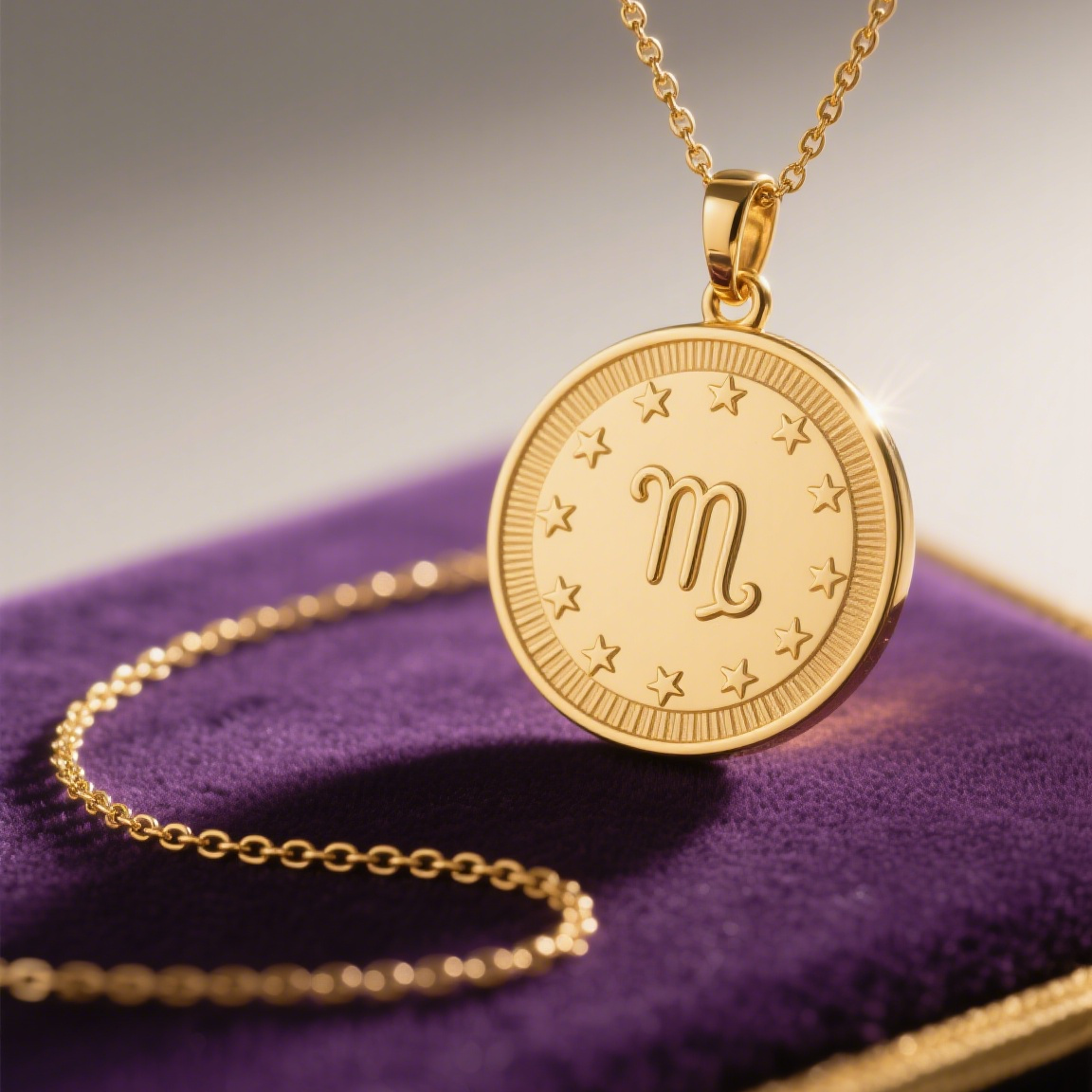 Zodiac charm 18k gold plated pendant for jewelry pendants wholesale
