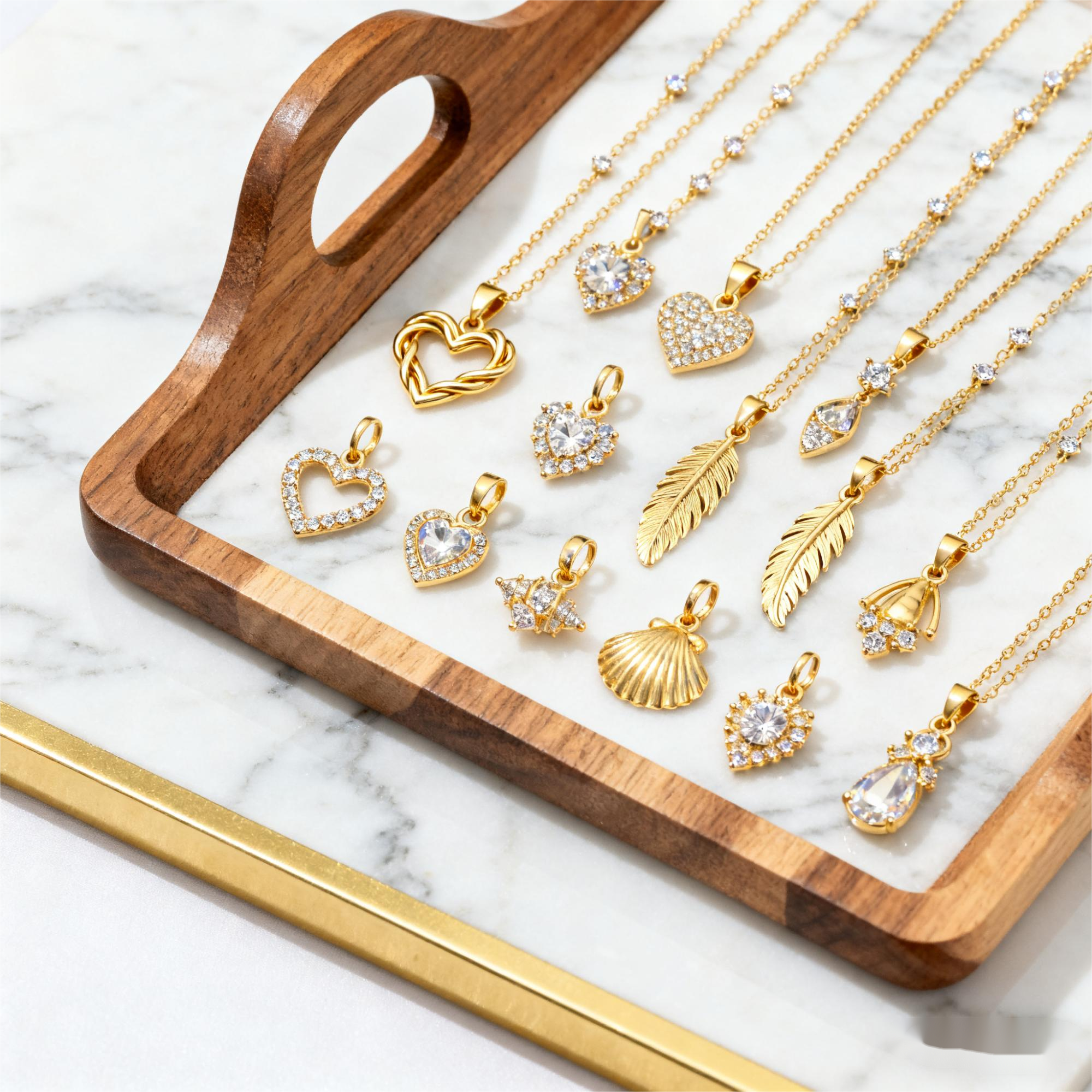 18k gold-plated pendant from jewelry pendants wholesale