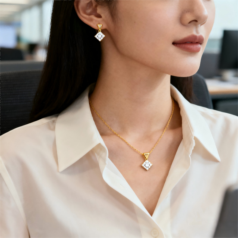 Modern 18k gold plated fashion jewelry trends