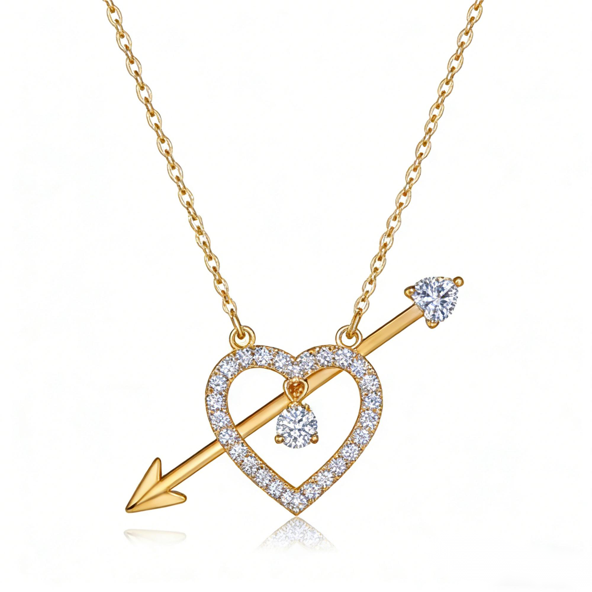 Valentine's heart pendant necklaces wholesale for romantic gifting