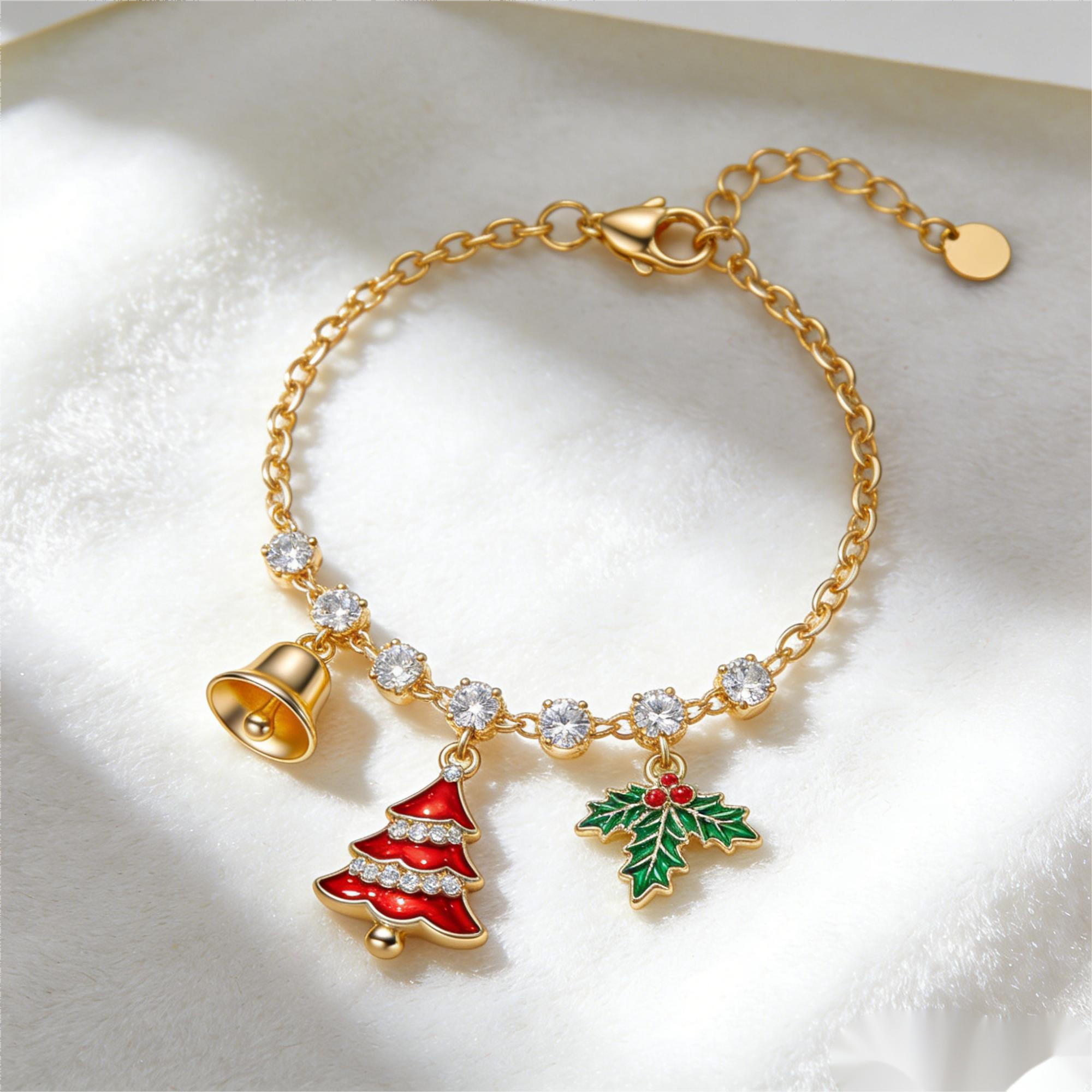 Charm bracelet in wholesale christmas jewelry sets