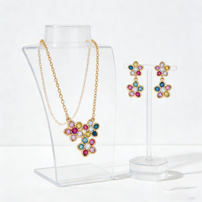 Factory Direct Jewelry Set | 18K Gold Plated Brass with AAA CZ, OEM Private Label