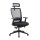 3018- black high back office mesh chair with adjustable armrest