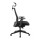 3018- black high back office mesh chair with adjustable armrest