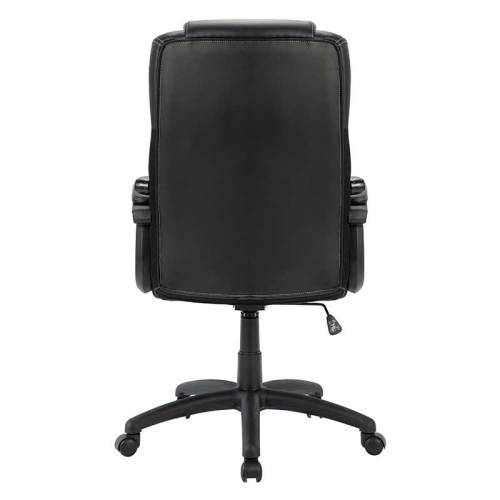 6646PS-High Back Modern Black Luxury Leather Swivel Office Chair