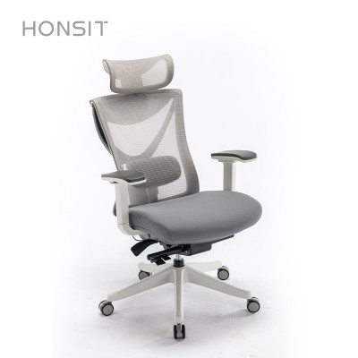 5188-Modern Design Lumbar Support Gray High Back Mesh Office Ergonomic Chairs