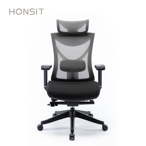 5188-Boss Swivel Adjustable Ergonomic Executive Mesh Chair With Headrest