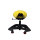 Custom Logo Height Adjustable Ergonomic Swivel Leather Saddle Chair