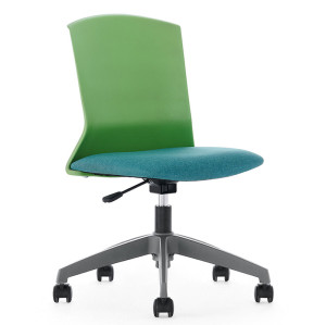 Custom Logo Simple Cheap Pp Plastic Lift Modern Nordic Swivel Office Leisure Chair