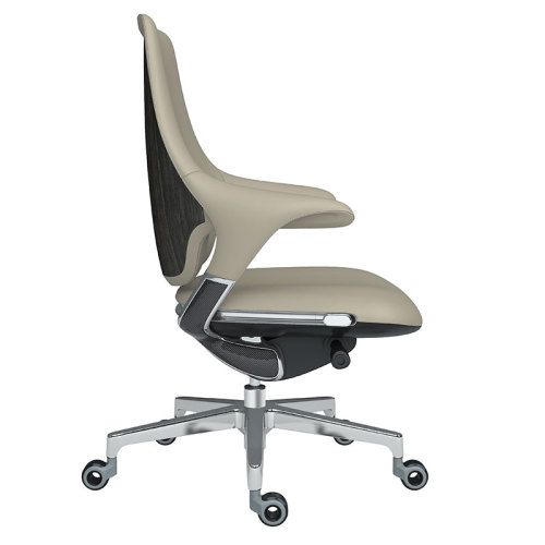 Furniture Factory Swivel Revolving Manager Real Leather Executive Office Chair
