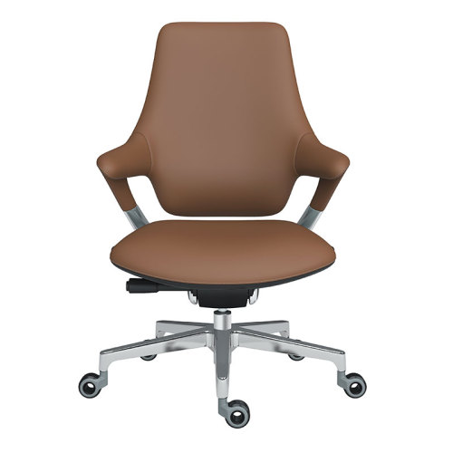 Furniture Factory Swivel Revolving Manager Real Leather Executive Office Chair