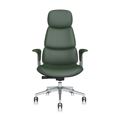 Luxury Boss Swivel Ergonomic Executive Office High Back Leather Chair