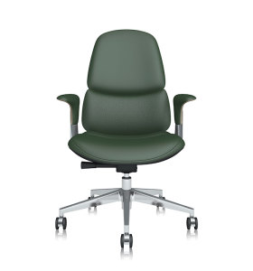 Commercial Furniture Boss Swivel Ergonomic Leather Office Chair With Luxury Design
