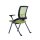 2001-Traning chair with write pad and breathable mesh for conference room or shool