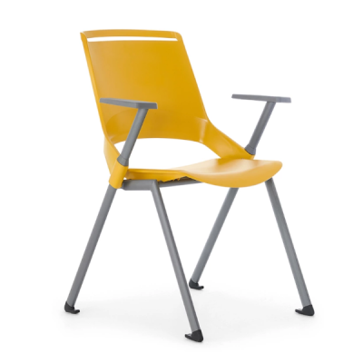 2007-Coloful Polypropylene training room stacking and nesting office chair