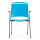 2007-Coloful Polypropylene training room stacking and nesting office chair